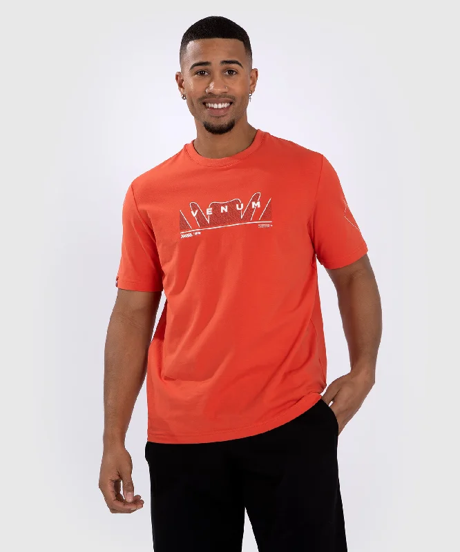 Men's mock - neck t - shirts with a modern and sleek styleVenum Snake Print T-Shirt - Fluo Orange Men's mock - neck t - shirts with a modern and sleek styleVenum Snake Print T-Shirt - Fluo Orange