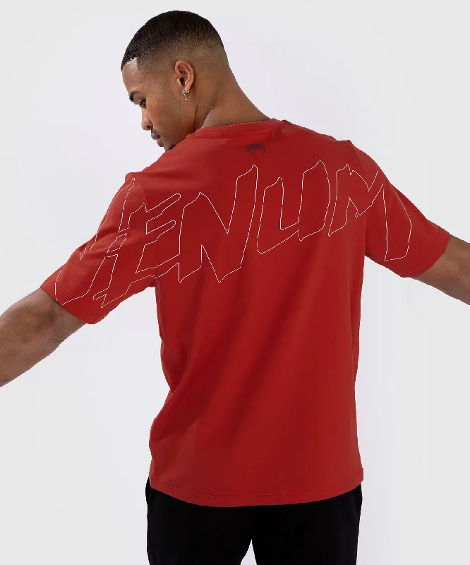 Men's antimicrobial t - shirts for odor - free freshness during travelVenum Snake Print T-Shirt - Red Men's antimicrobial t - shirts for odor - free freshness during travelVenum Snake Print T-Shirt - Red