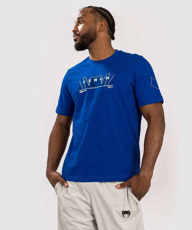 Men's slim - fit graphic t - shirts with vintage rock band printsVenum Snake Print T-Shirt - Royale Blue Men's slim - fit graphic t - shirts with vintage rock band printsVenum Snake Print T-Shirt - Royale Blue