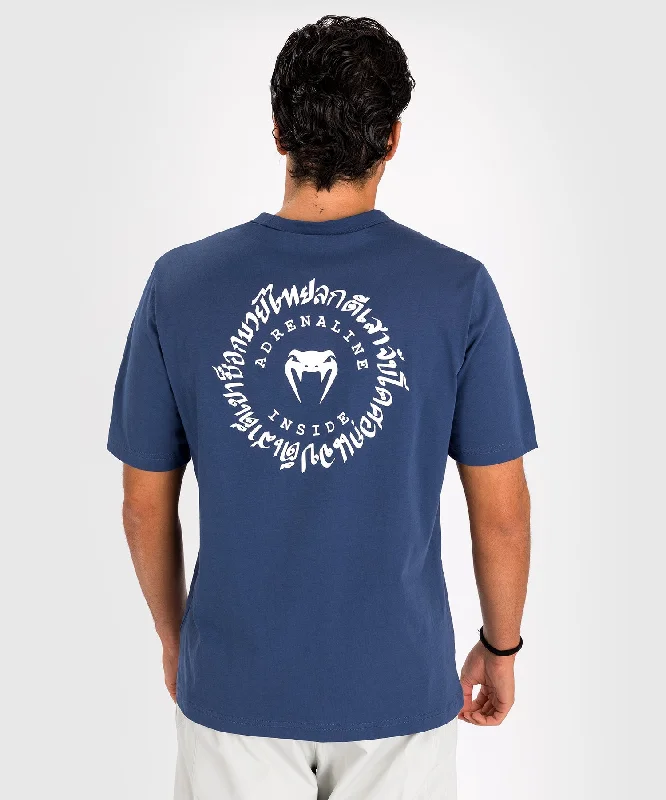 Men's long - sleeve henley t - shirts with button - down placketsVenum Strikeland T-Shirt - Navy Blue Men's long - sleeve henley t - shirts with button - down placketsVenum Strikeland T-Shirt - Navy Blue