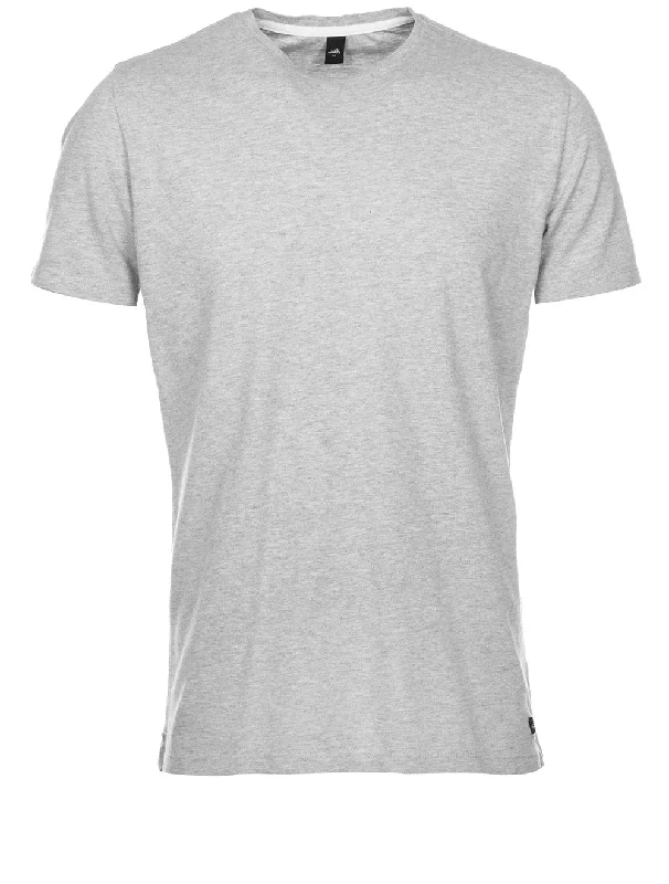 Men's distressed denim - look t - shirts with a rugged appealDean Piqu�� T-Shirt Light Grey Melange Men's distressed denim - look t - shirts with a rugged appealDean Piqu�� T-Shirt Light Grey Melange