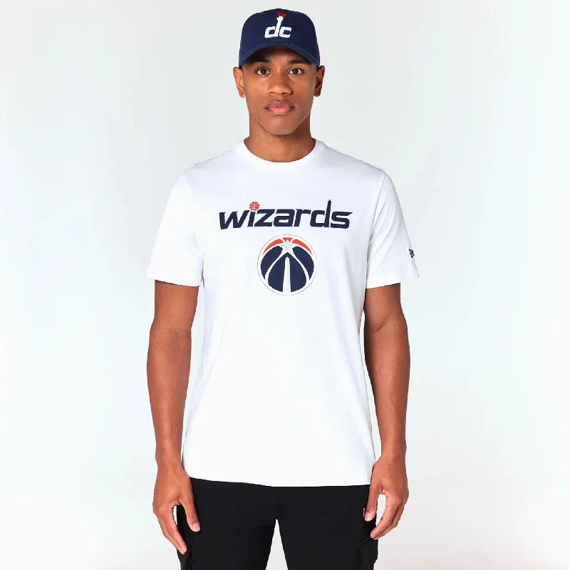 Men's moisture - wicking athletic t - shirts for intense workoutsWashington Wizards NBA White T-Shirt Men's moisture - wicking athletic t - shirts for intense workoutsWashington Wizards NBA White T-Shirt