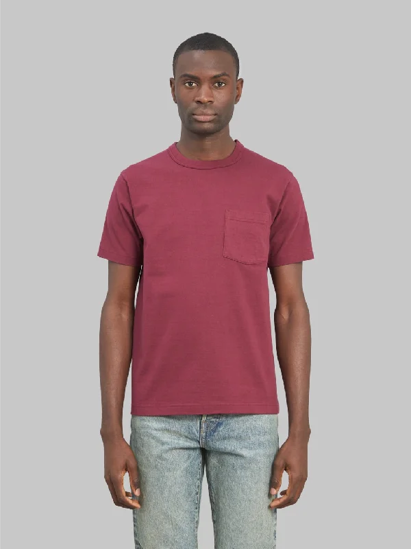 Men's formal - style silk blend polo shirts for special occasionsWhitesville Heavyweight Pocket T-Shirt Wine
