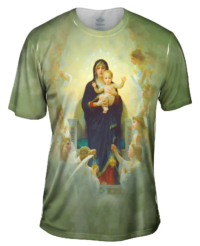 Men's UV - protection t - shirts for outdoor activities in the sunWilliam Adolphe Bouguereau - "Virgin with Jesus and Angels" Men's UV - protection t - shirts for outdoor activities in the sunWilliam Adolphe Bouguereau - "Virgin with Jesus and Angels"