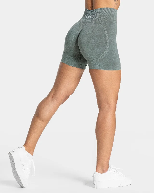 Men's wide - leg linen blend shorts for a relaxed beachside vibe Acid Covert Scrunch Short "Basil" Men's wide - leg linen blend shorts for a relaxed beachside vibe Acid Covert Scrunch Short "Basil"