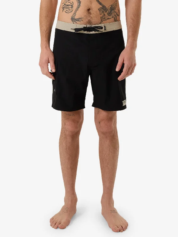 Men's moisture - wicking performance shorts for sweaty outdoor activities Be Adorned Boardshort - Black Men's moisture - wicking performance shorts for sweaty outdoor activities Be Adorned Boardshort - Black