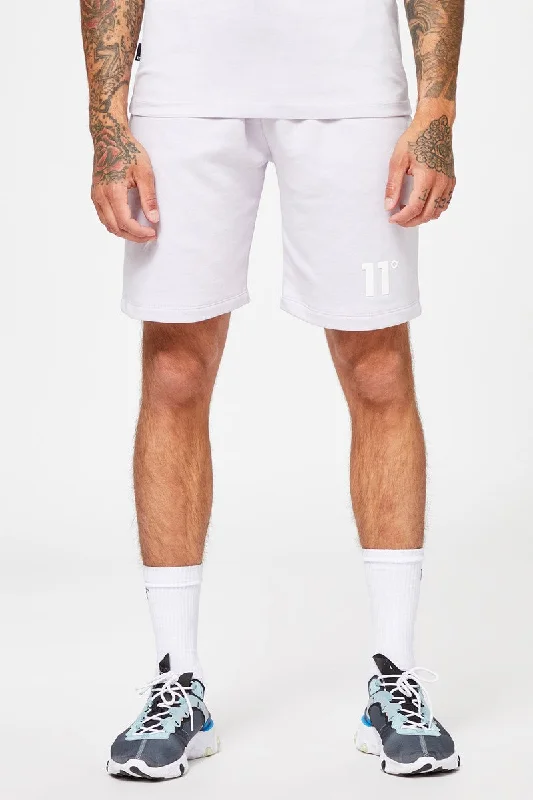 Men's camo print cargo shorts for outdoor adventures Core Sweat Shorts - Pastel Lilac Men's camo print cargo shorts for outdoor adventures Core Sweat Shorts - Pastel Lilac