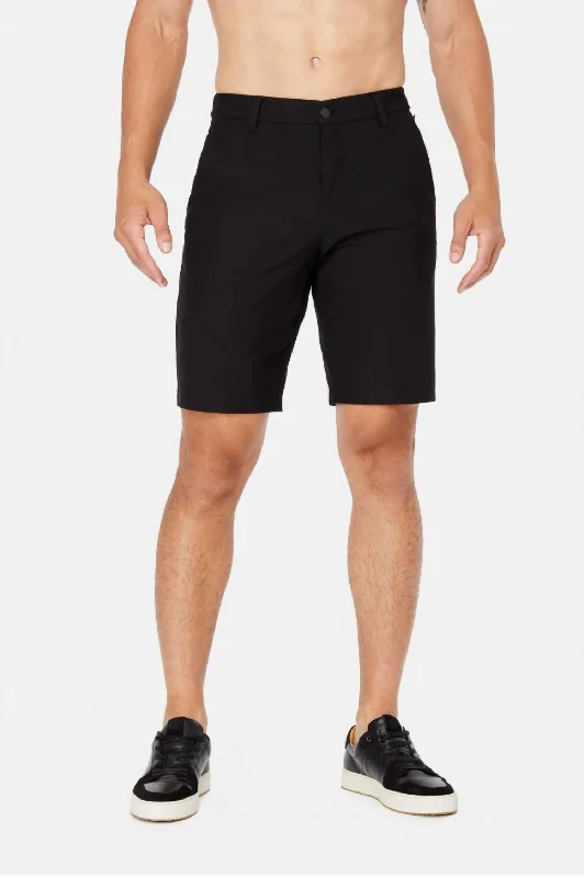 Men's neon - colored athletic shorts for high - visibility workouts Infinity 11" Chino Short In Black Men's neon - colored athletic shorts for high - visibility workouts Infinity 11" Chino Short In Black