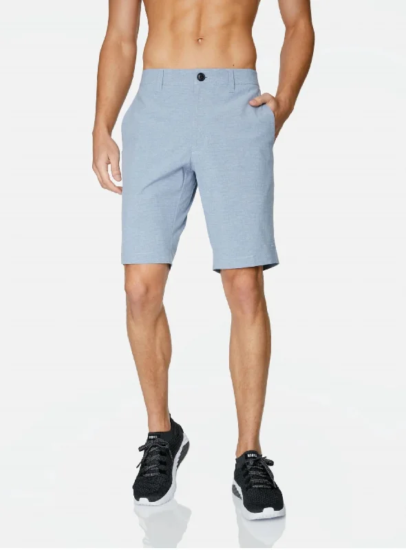 Men's adjustable - length convertible shorts for versatile use Intertidal Hybrid Short In Light Blue Men's adjustable - length convertible shorts for versatile use Intertidal Hybrid Short In Light Blue