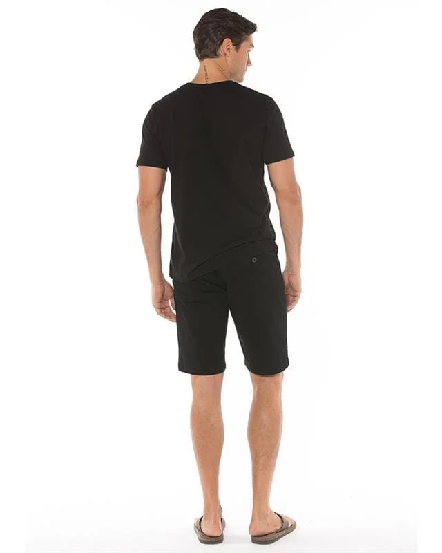 Men's distressed cotton shorts for a bohemian - inspired styleLois Casual Summer Short Black 1812771200 - 99 Men's distressed cotton shorts for a bohemian - inspired styleLois Casual Summer Short Black 1812771200 - 99