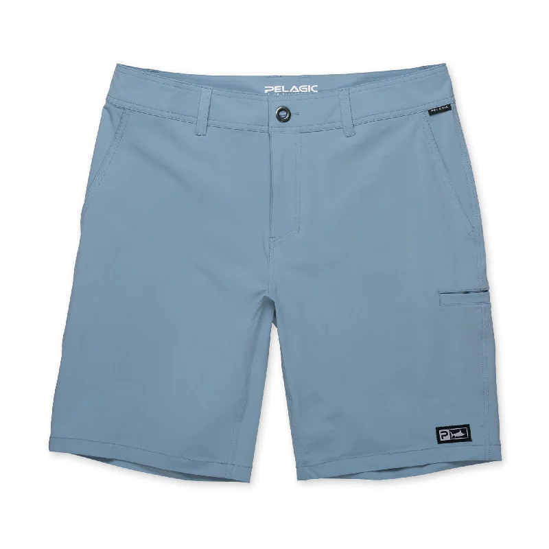 Men's flat - front chino shorts for semi - formal summer events   Mako