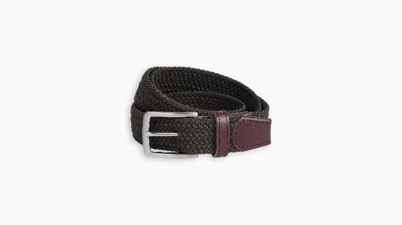 Men's ripped denim shorts for a trendy streetwear aesthetic   Men's Casual Braid Belt
