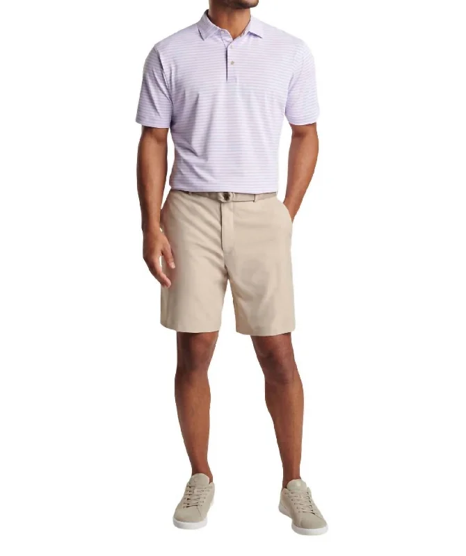 Men's zip - pocket canvas shorts for added functionality during travel Men's Crown Sport Short In Khaki Men's zip - pocket canvas shorts for added functionality during travel Men's Crown Sport Short In Khaki