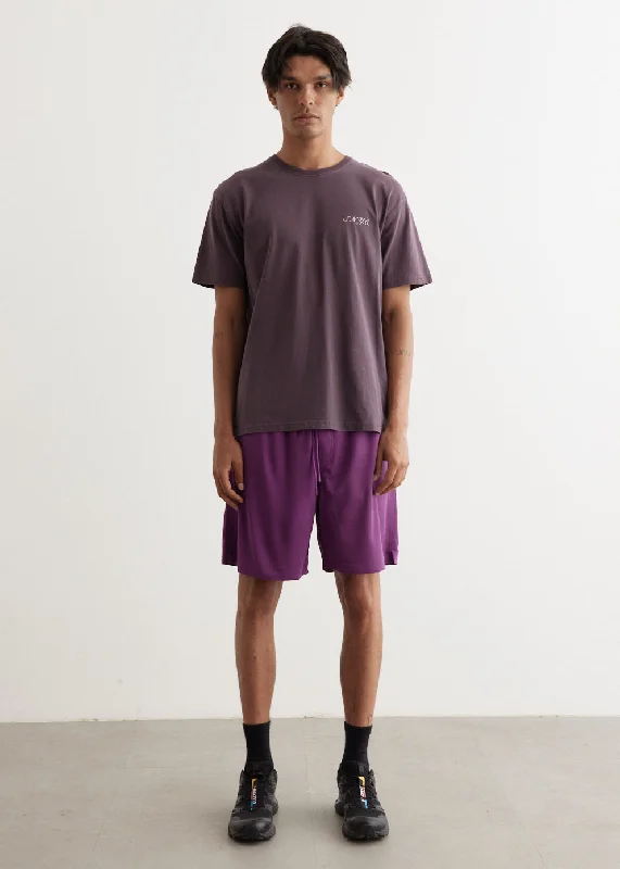 Men's button - fly denim work shorts for durability on the job   Mesh Walk Shorts