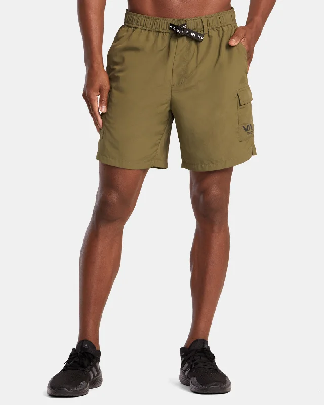 Men's pleated front twill shorts for a classic and sophisticated appearance Outsider Packable Cargo Shorts Utility Shorts - Olive Men's pleated front twill shorts for a classic and sophisticated appearance Outsider Packable Cargo Shorts Utility Shorts - Olive