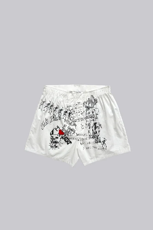 Men's flat - front chino shorts for semi - formal summer events   Sketch Boxers