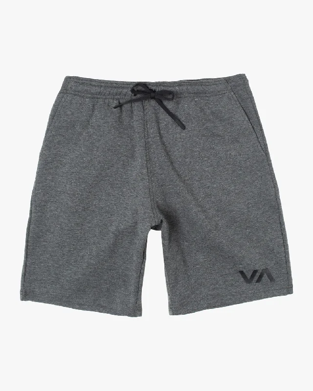 Men's floral print silk blend shorts for a unique night - out look   Sport IV 19" Shorts - Smokey Grey Heather