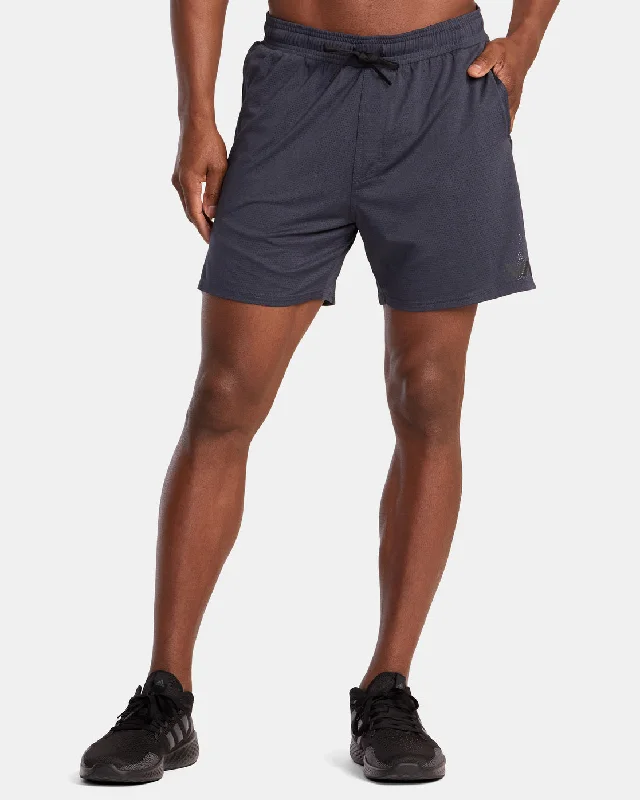 Men's distressed cotton shorts for a bohemian - inspired style Sport Vent 16" Training Shorts - Navy Heather Men's distressed cotton shorts for a bohemian - inspired style Sport Vent 16" Training Shorts - Navy Heather