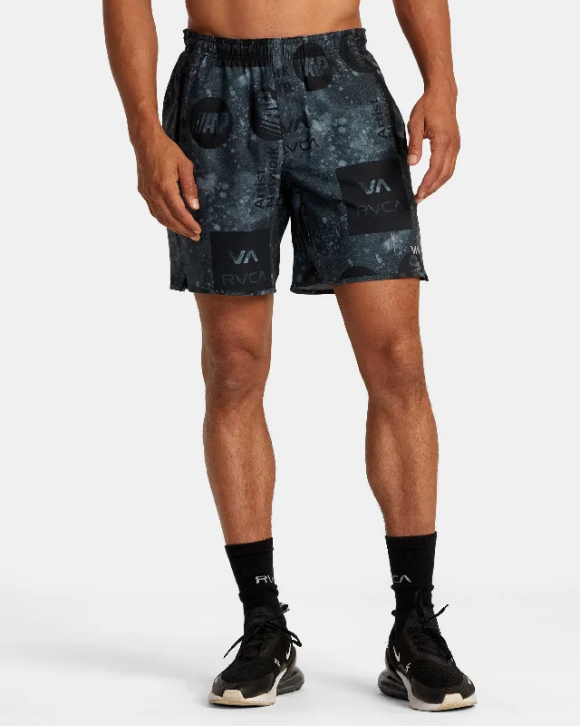Men's pastel - colored cotton shorts for a spring - friendly outfit Yogger Stretch 17" Athletic Shorts - All Brand Acid Trip Men's pastel - colored cotton shorts for a spring - friendly outfit Yogger Stretch 17" Athletic Shorts - All Brand Acid Trip