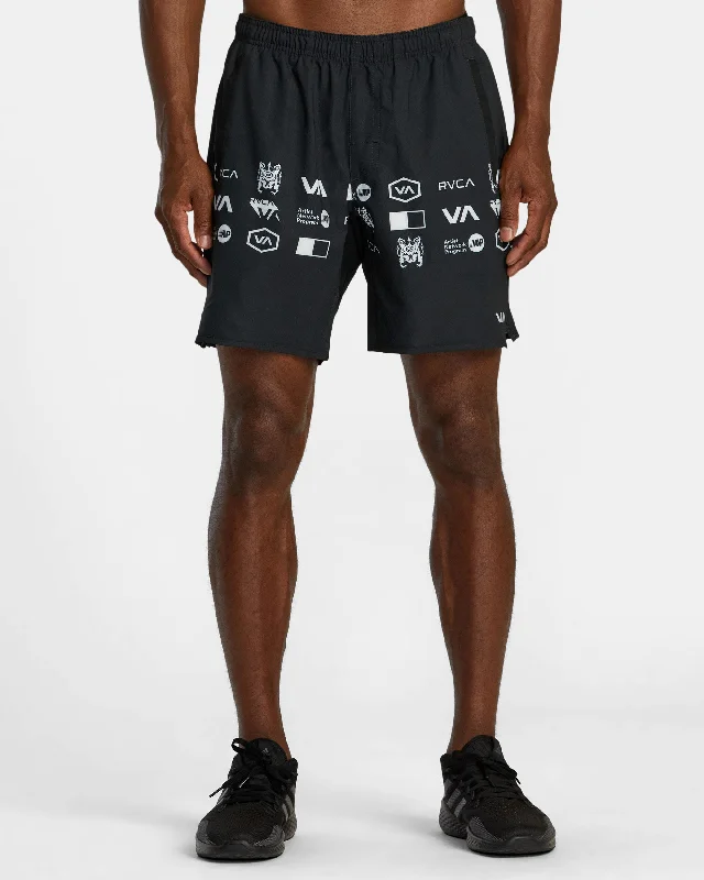 Men's floral print silk blend shorts for a unique night - out look Yogger Stretch 17" Athletic Shorts - All Brand Mid Band Men's floral print silk blend shorts for a unique night - out look Yogger Stretch 17" Athletic Shorts - All Brand Mid Band